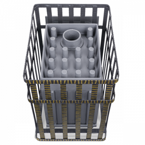 Печь банная Гроза в сетке 24 (М) купить в Магия Огня